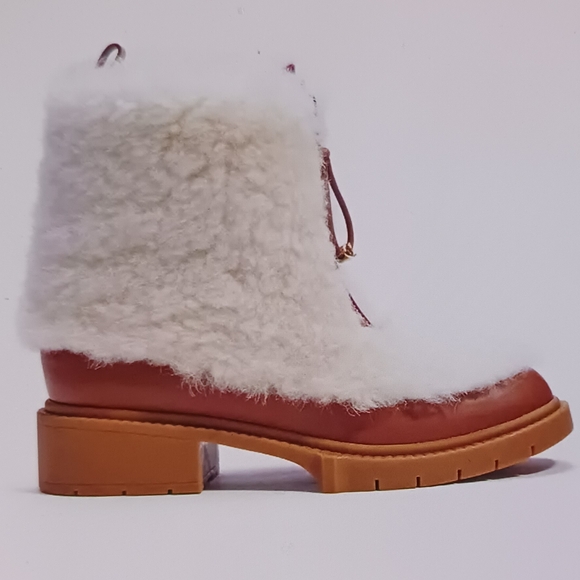 COACH Leona Shearling Boots NIB $295 size 7.5B    S3208 - Picture 3 of 8